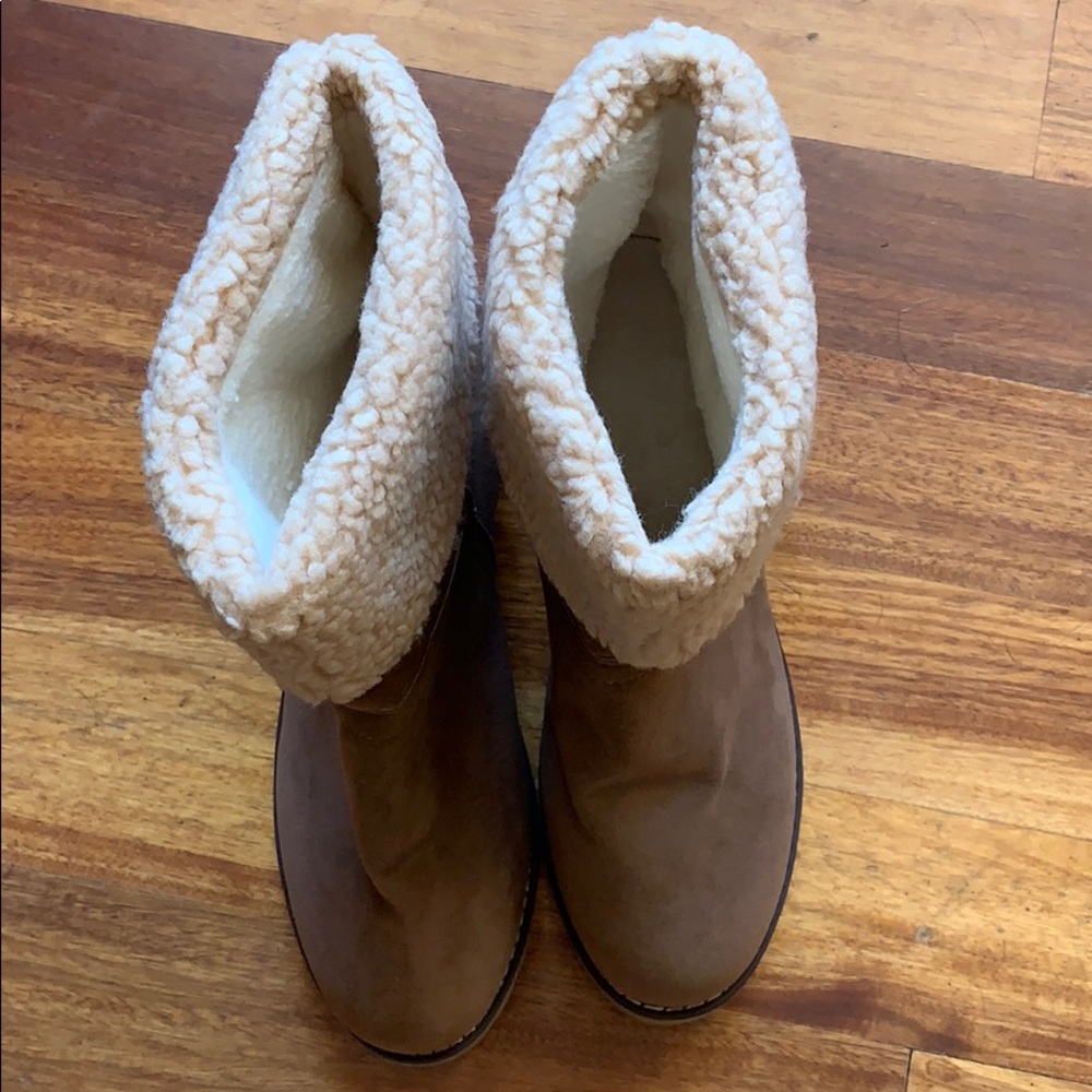 Women’s warm square heel boots